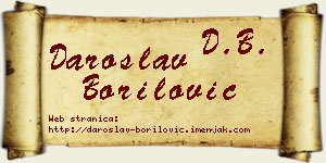 Daroslav Borilović vizit kartica